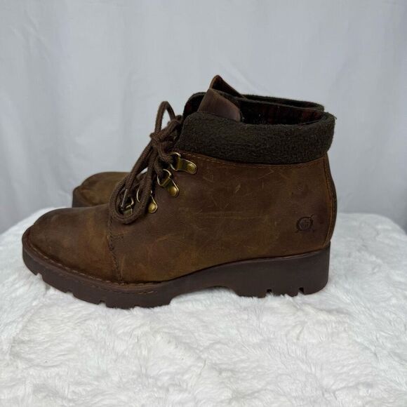 Born Leather Ankle Combat Boots - Women’s 7 - Picture 3 of 7